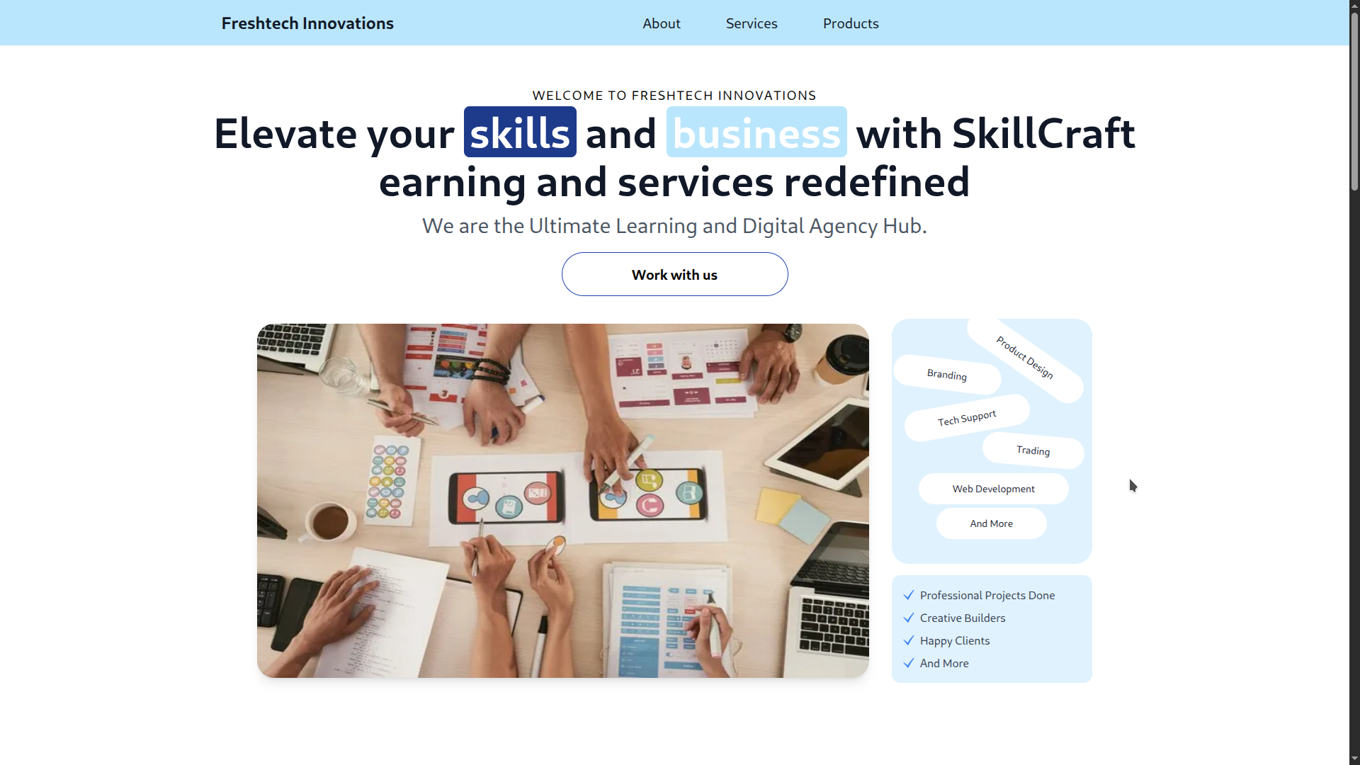 Fresh Tech Innovations [landing page]